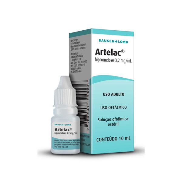 Artelac 3,2mg/ml Solução Oftálmica 10ml