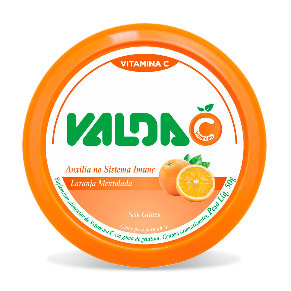 Vitamina c valda c - lata 50g