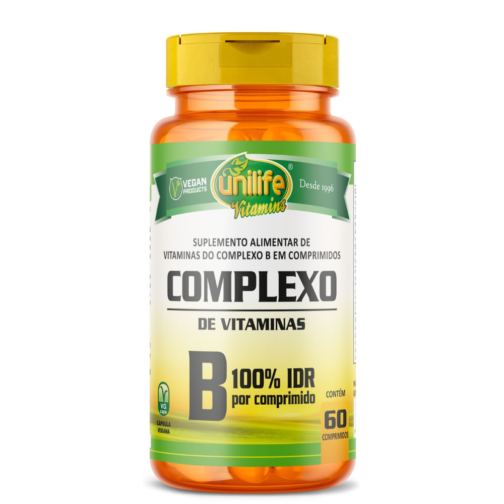 Complexo B 60 comprimidos 500mg Unilife