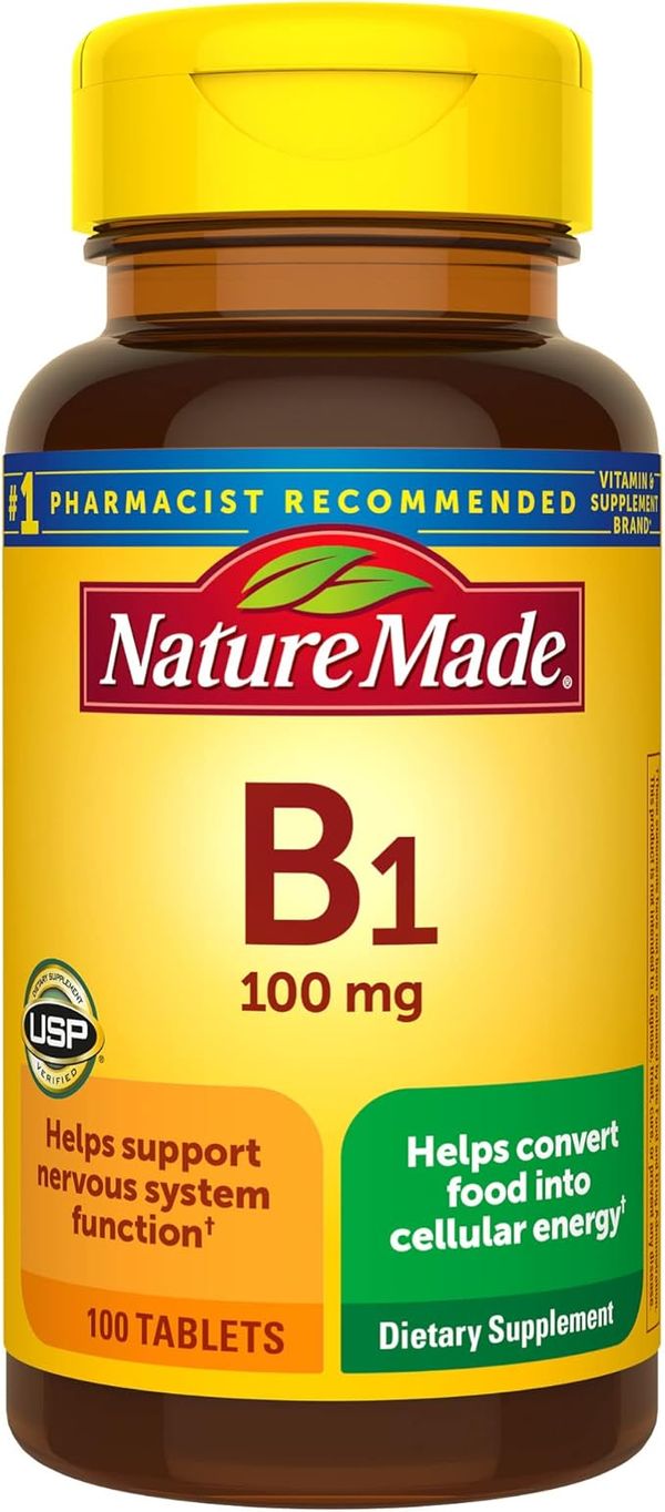Nature Made Vitamina B1 100 mg – 100 comprimidos