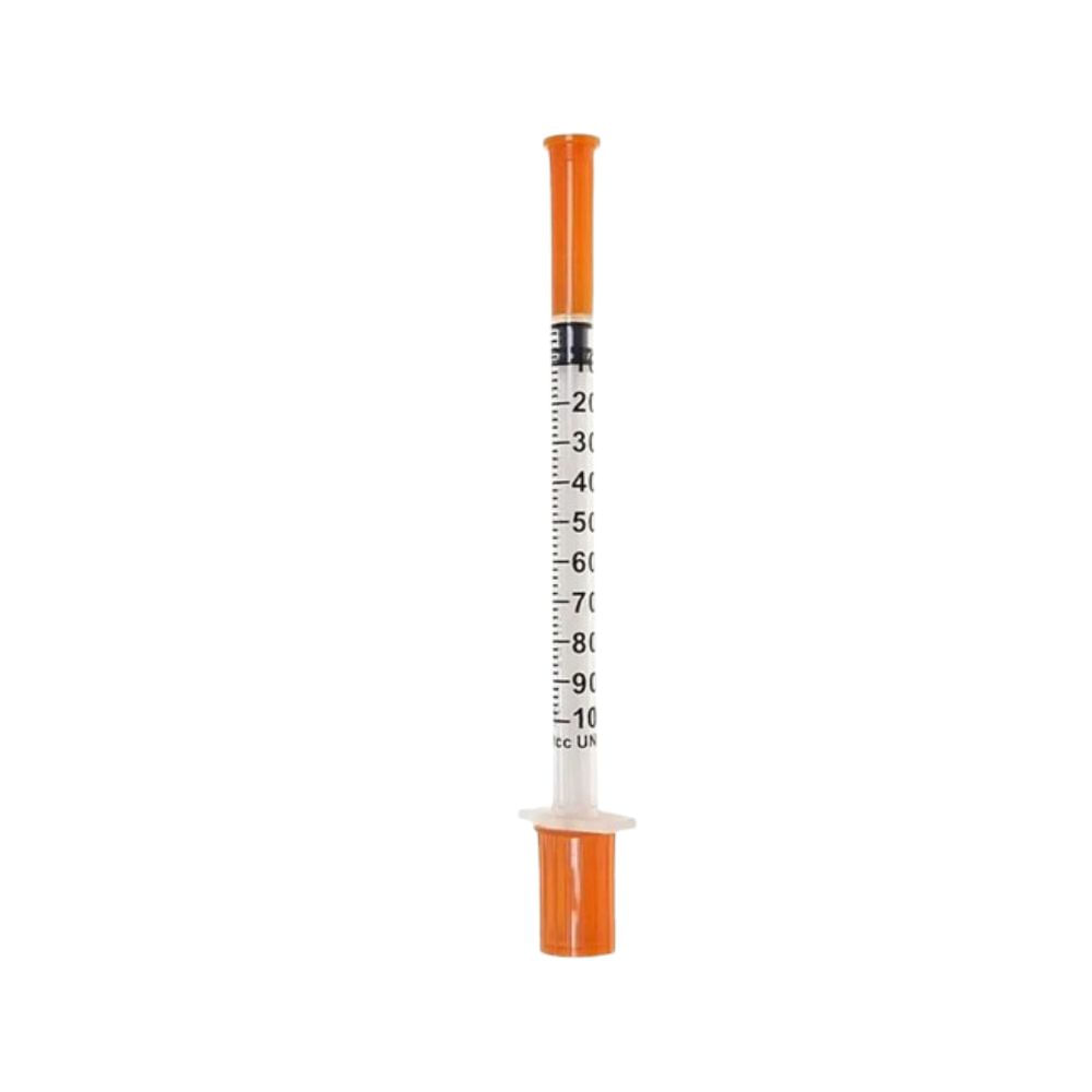 Seringa Pague Menos Insulina Com Agulha Fixa  8x0,3mm 1ml Com 10 Unidades