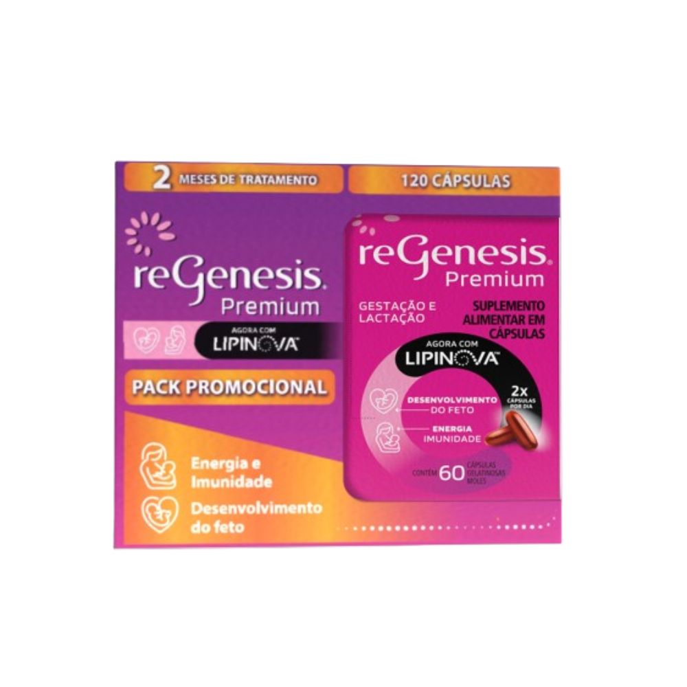 Regenesis Premium Lipinova 120 Cápsulas Moles