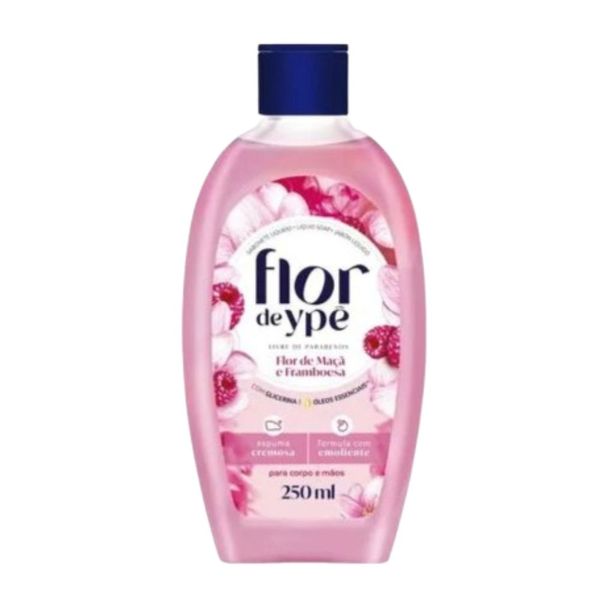 Sabonete Líquido Flor de Ypê Maçã e Framboesa 250ml