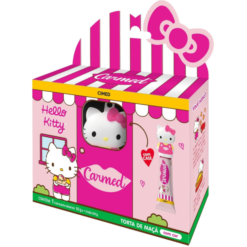 Hidratante Labial Carmed Hello Kitty Torta de Maçã 10g