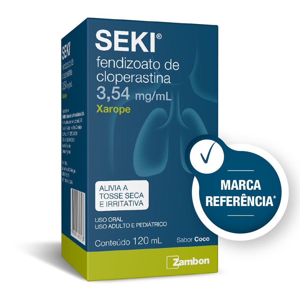 Seki 3,54mg/ml Sabor Coco Xarope 120ml