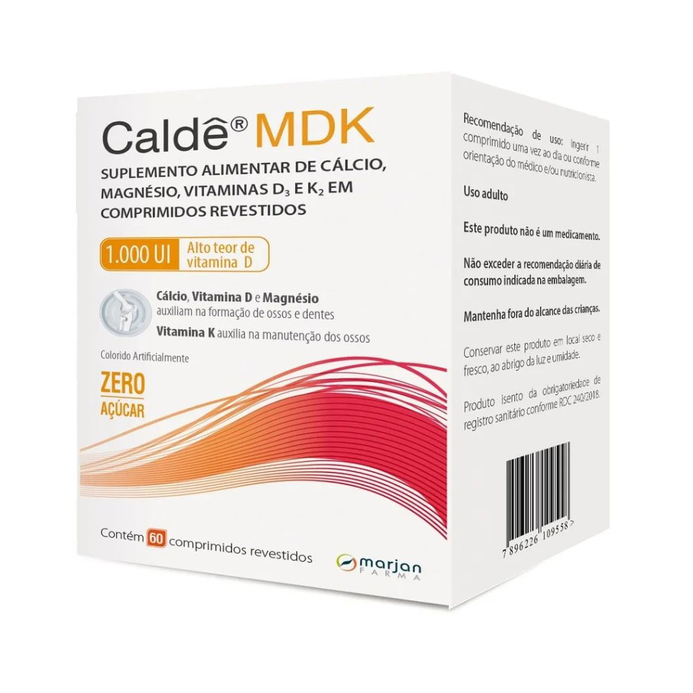 Caldê MDK 1.000UI Com 60 Comprimidos
