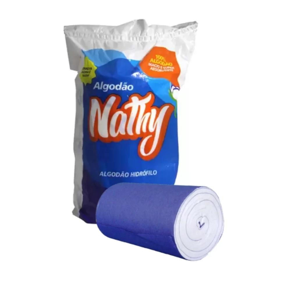 Algodão Hidrófilo Nathy Rolo - 500g