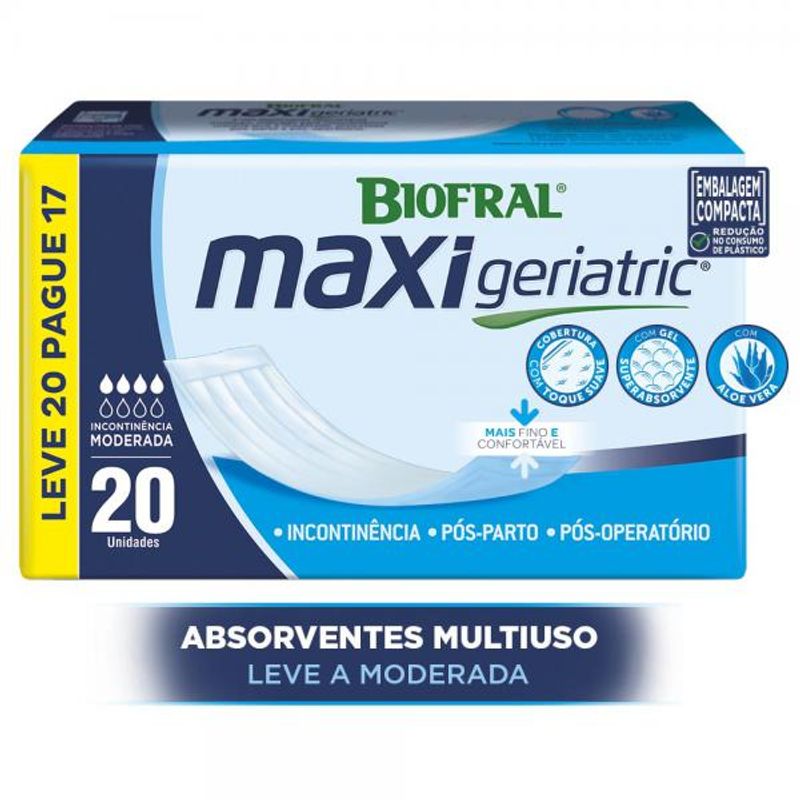 Absorvente Biofral Maxi - Geriatric
