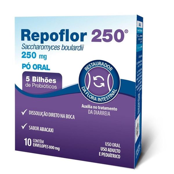 Repoflor 250mg - 10 Sachês