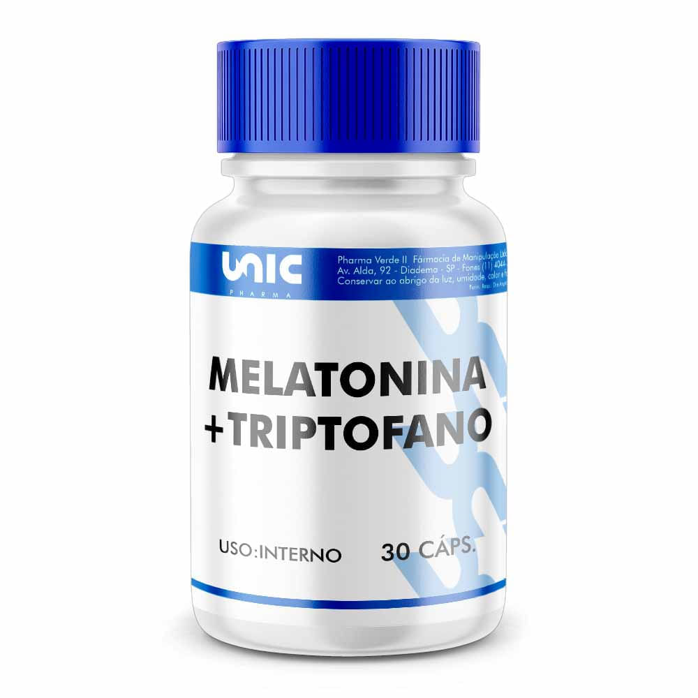 Melatonina + Triptofano 30 Cápsulas