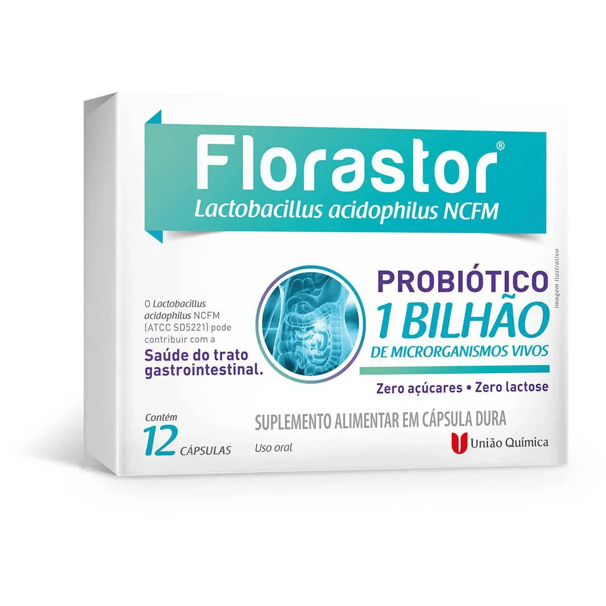 Florastor 1 Bilhão 12 Cápsulas